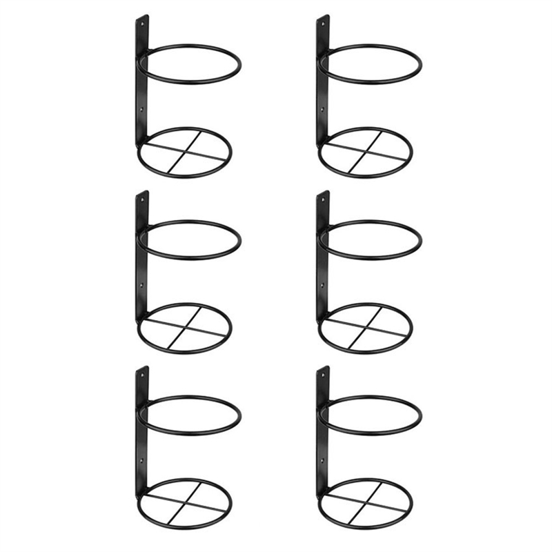 Home Bar And Cabinet - ABBN-Black Metal Cabinet Mounted Wine Rack