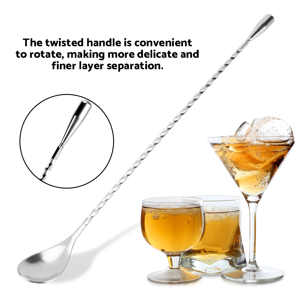 Bar Spoon Twisted - Bar Spoon Bar Mixing Spoon Stainless