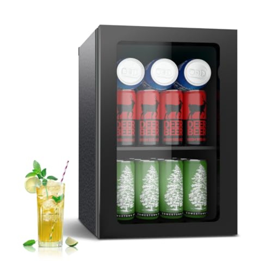 Home Bar And Fridge - Beverage Refrigerator Cooler for Office Bedroom
