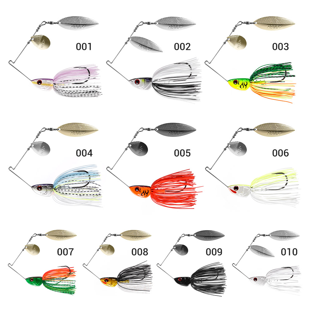Noeby Spinnerbait 10.5g 14g 21 - Jigger Double Sided recension och pris