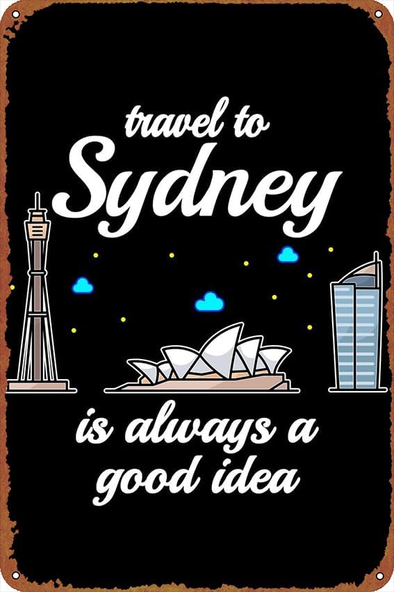 1p,Travel to Sydney Poster Sig - Home Bar Sydney recension och pris