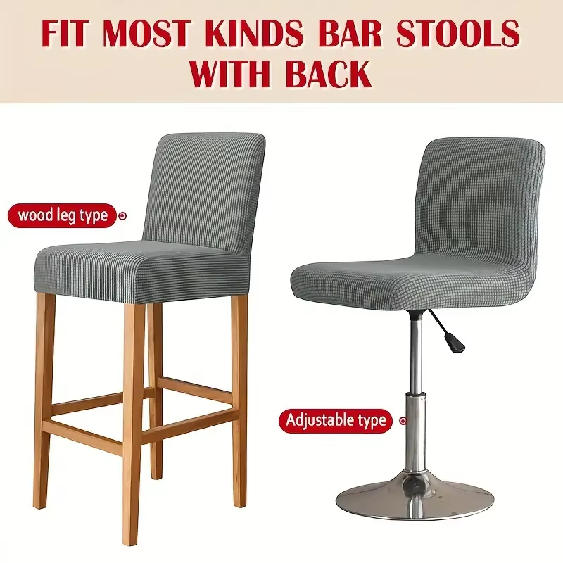 Jacquard Bar Stool Chair Cover - Home Bar Seating recension och pris