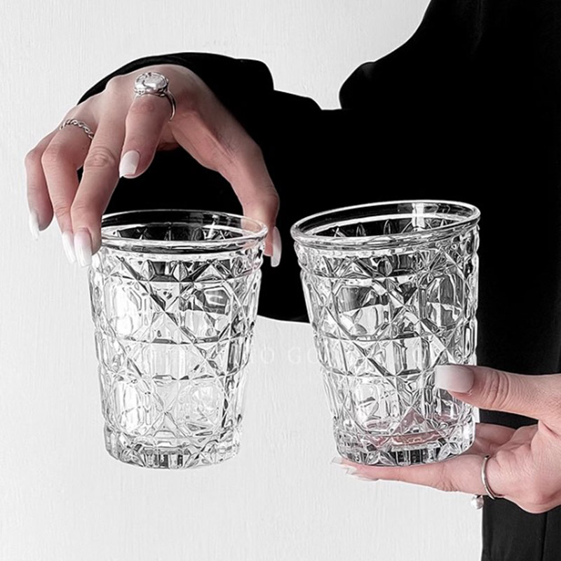 2pcs 310ml Vintage Diamond Pat - Old Fashioned Glass recension och pris