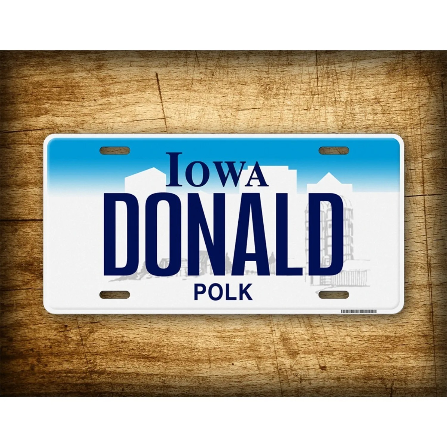 Personalized Iowa Vintage Meta - Home Bar Signs recension och pris