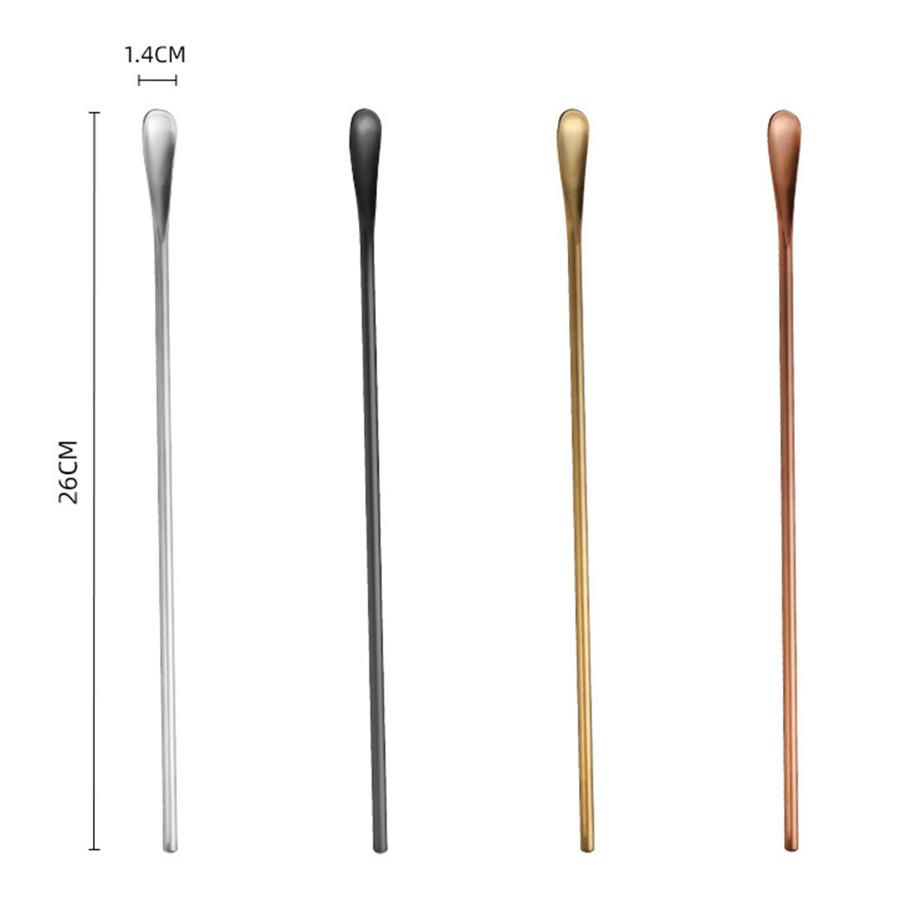 2Pcs Stainless Steel Cocktail  - Bar Spoon Twisted recension och pris