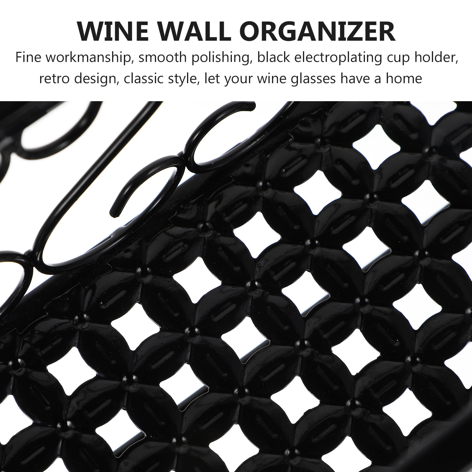 1Pcs Wall Mount Wine Bottle Ra - Home Bar Setup recension och pris