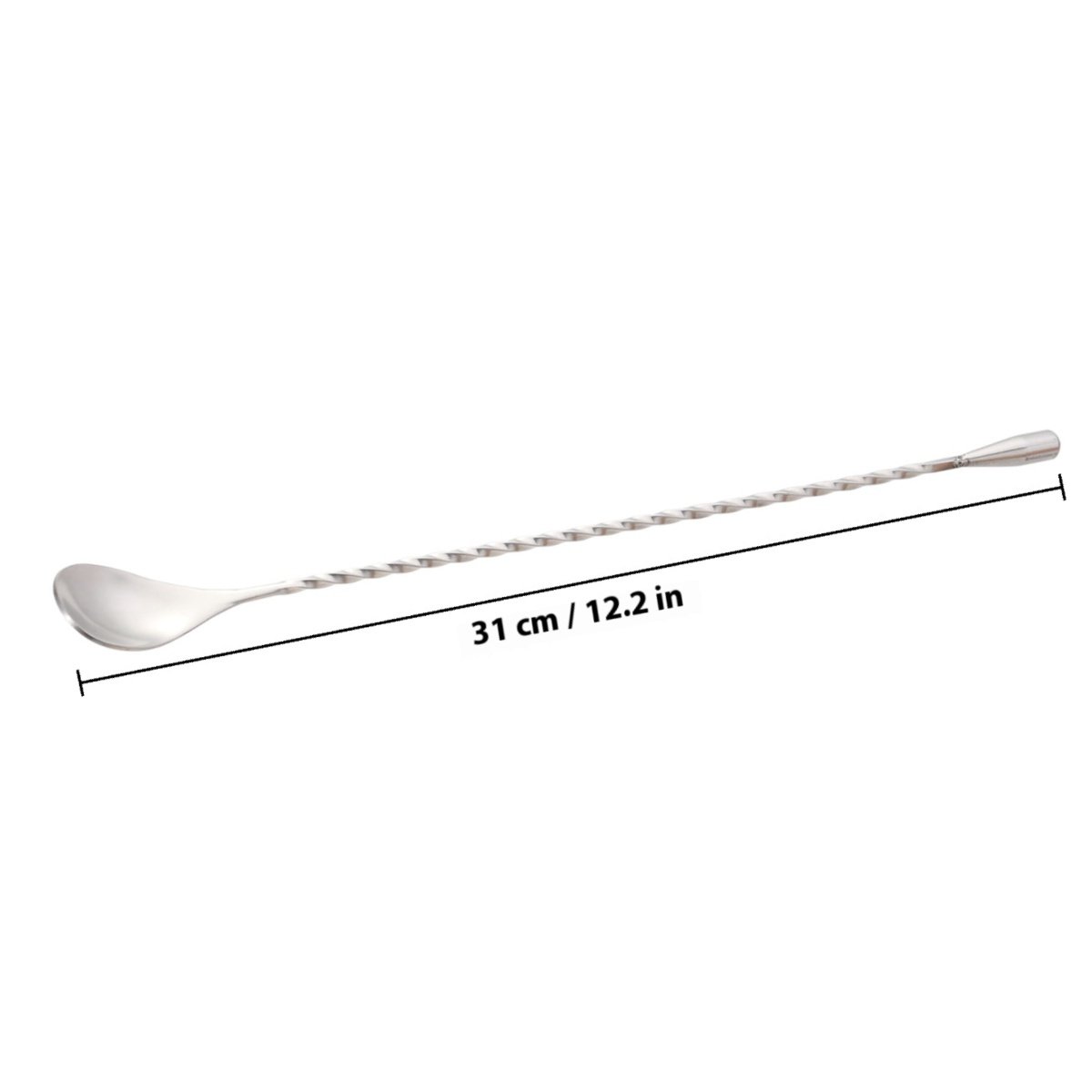304 Stainless Steel Cocktail P - Bar Spoon Twisted recension och pris
