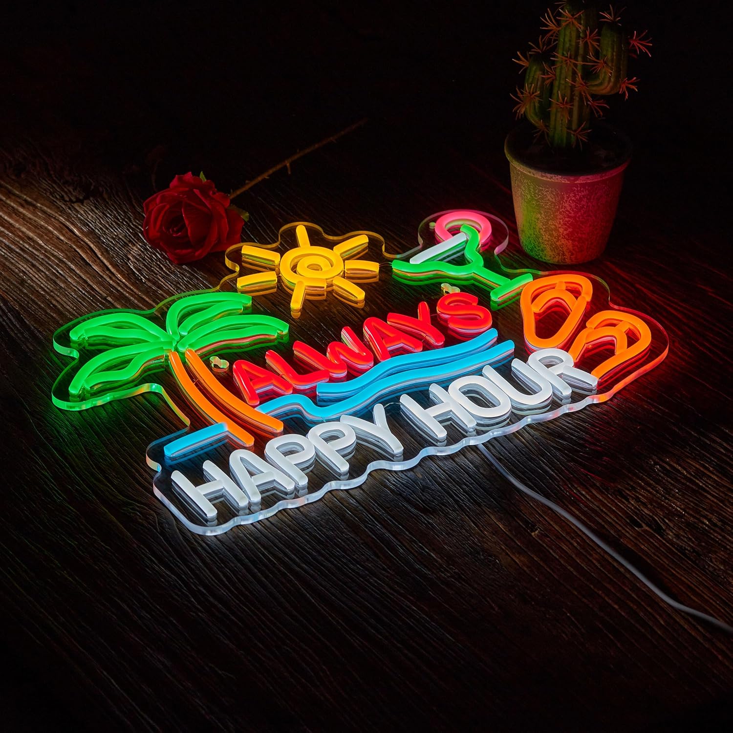 Always Happy Hour Beer Bar Neo - Home Bar Signs recension och pris