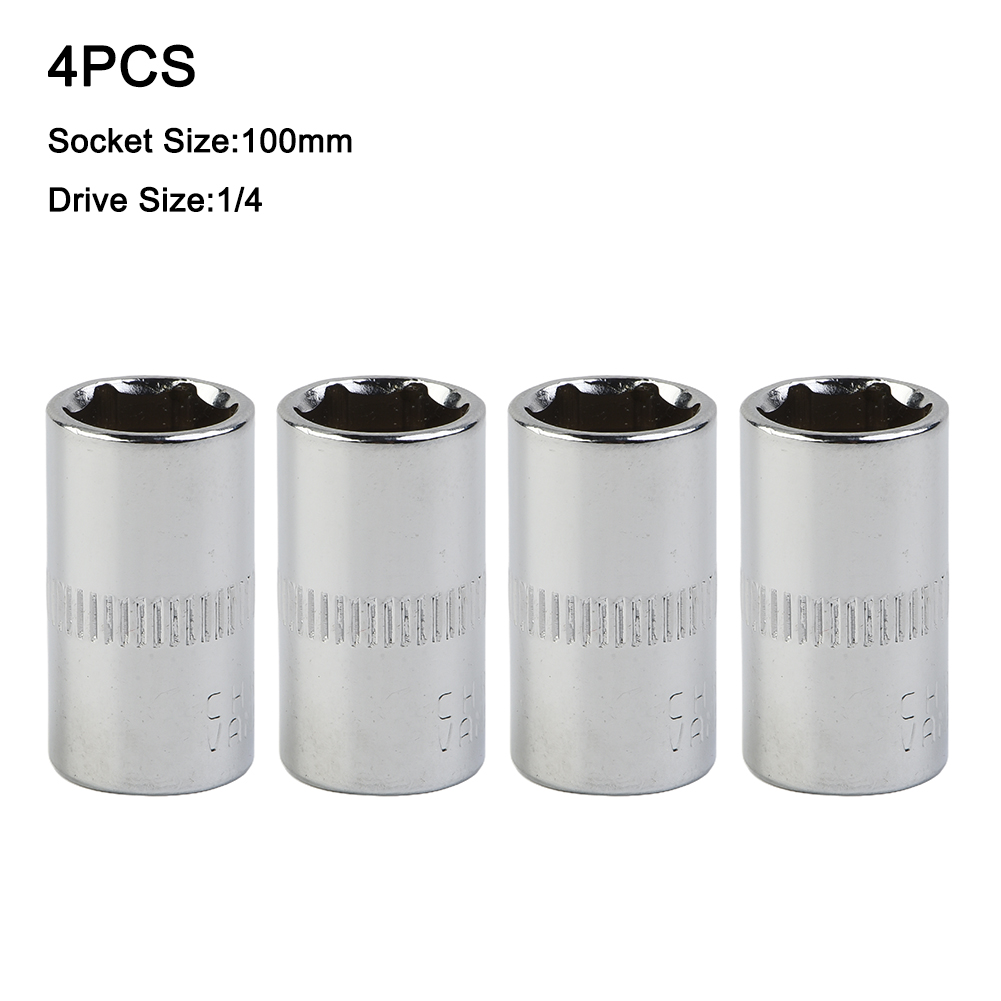 4pcs Socket Chrome Vanadium St - Home Bar Supplies recension och pris
