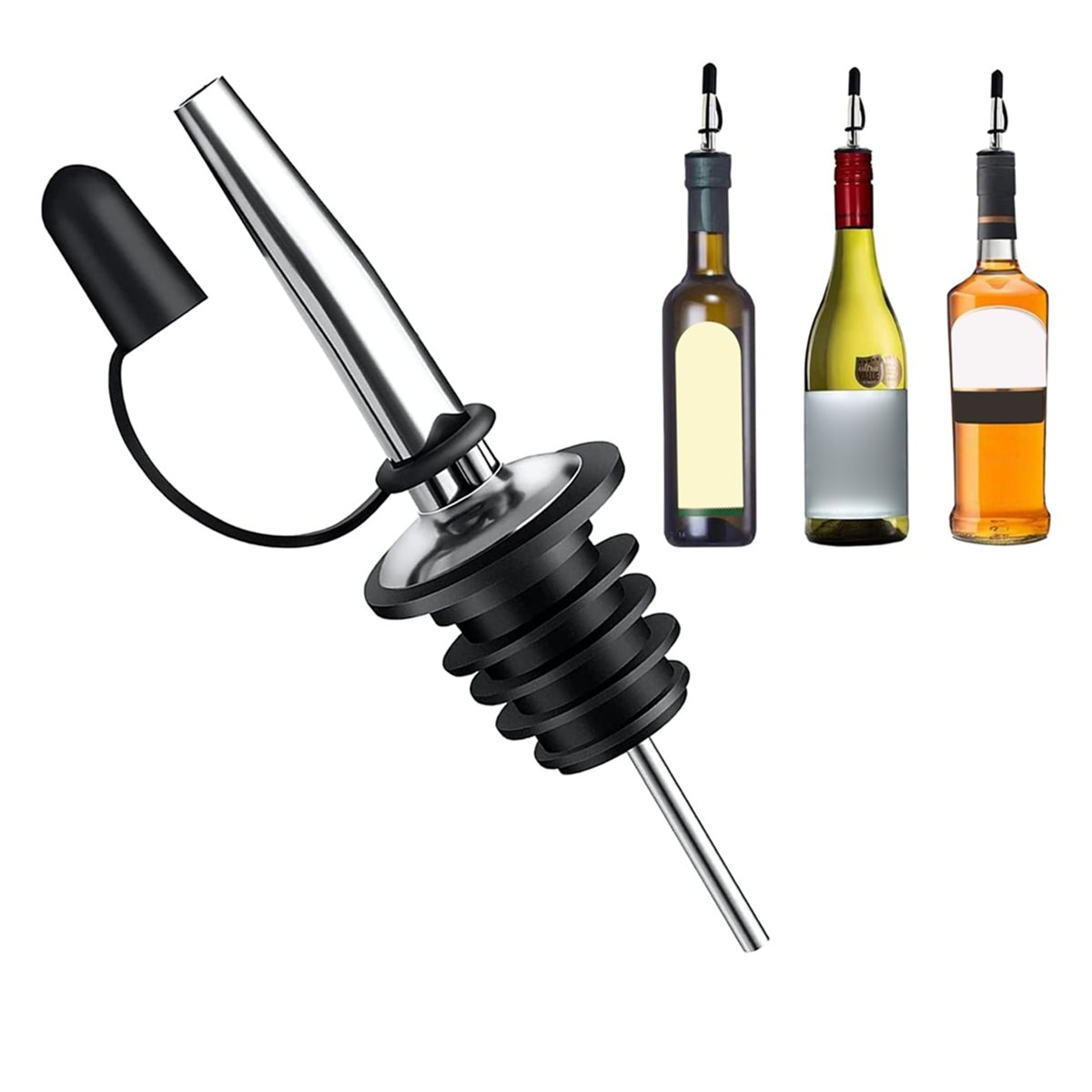 2026 New 24 Pack Stainless Ste - Speed Pourer Cap recension och pris