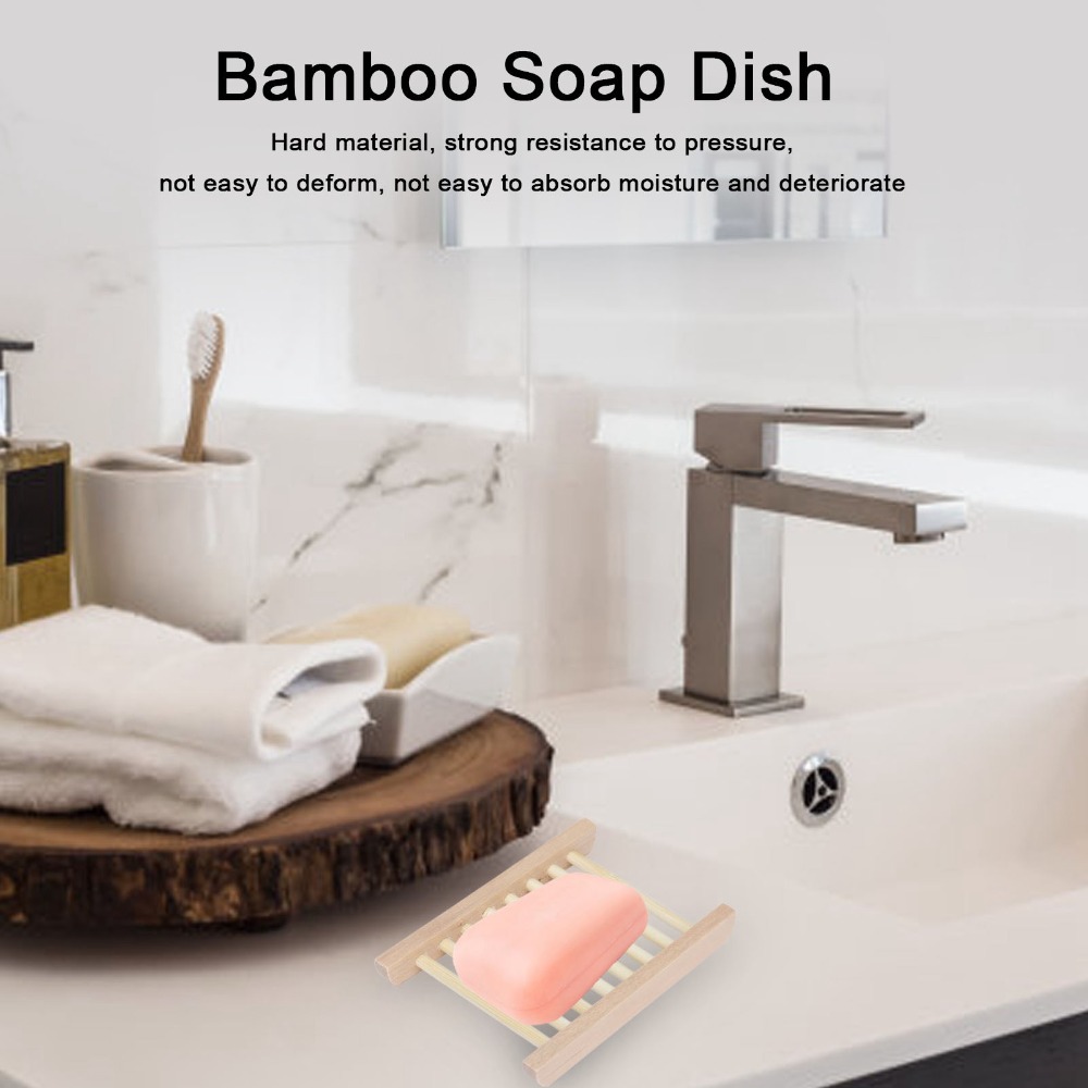 5 PCS Natural Wood Soap Dish S - Home Bar Supplies recension och pris