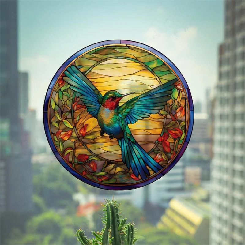 Retro Colorful Stained Humming - Old Fashioned Glass recension och pris