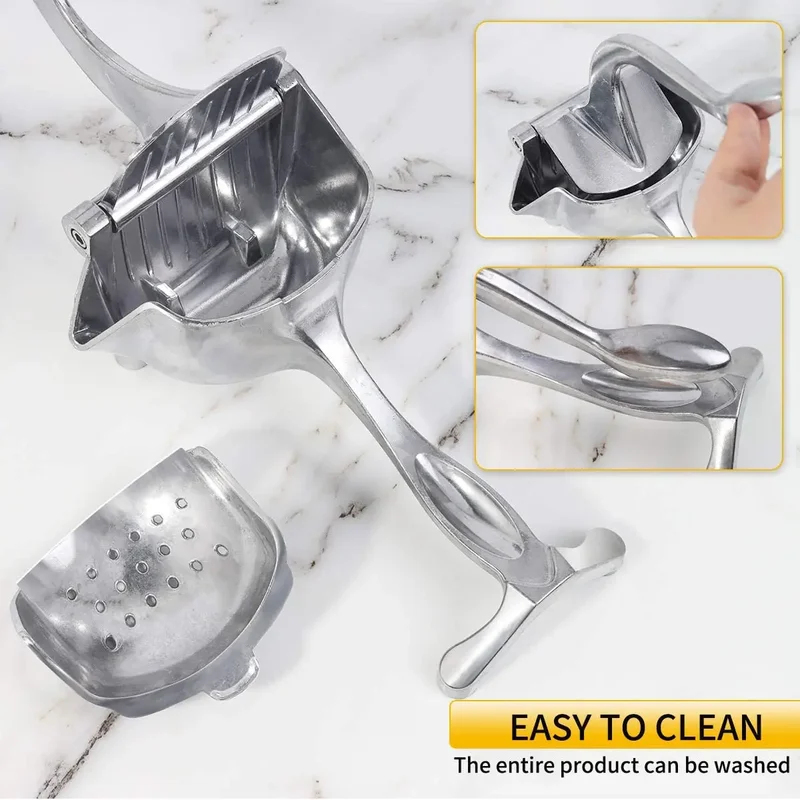 Manual Juice Squeezer Aluminum - Citrus Juicer Bar recension och pris
