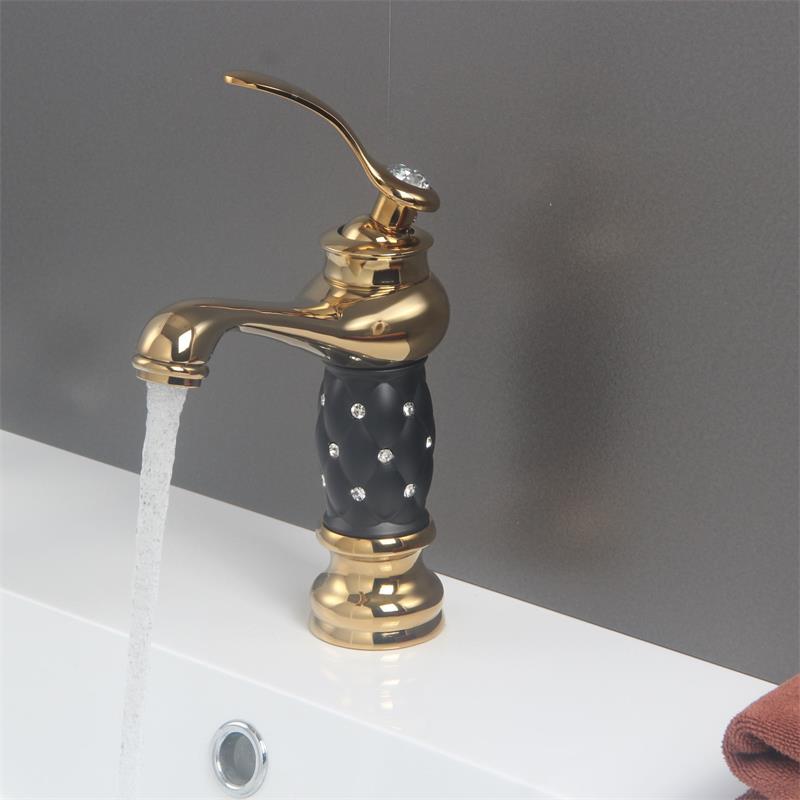 Washbasin Faucet Gold Crystal  - Home Bar Sink recension och pris