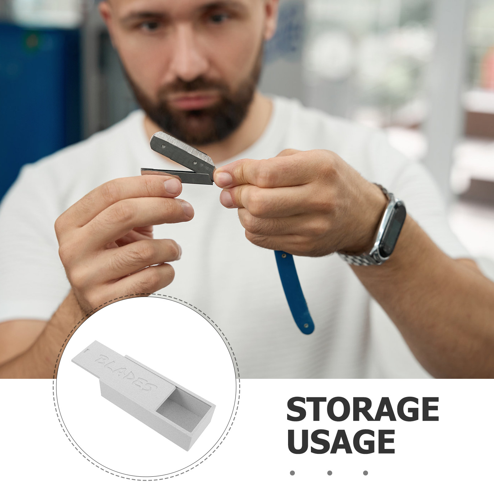 White Double Compartment Clipp - Home Barber recension och pris