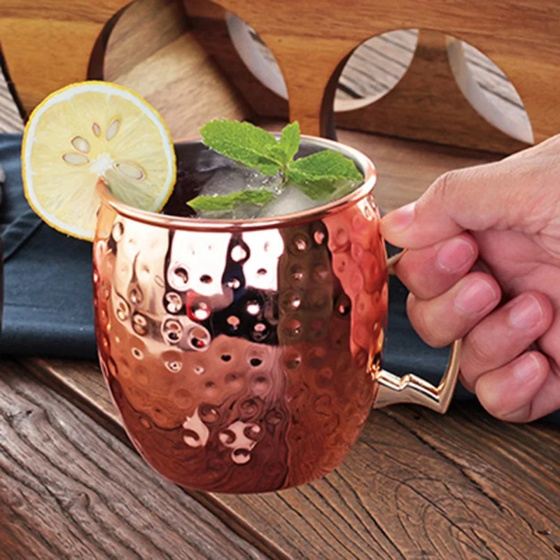 1-6PCS Cocktail Wine Cup Mosco - Mule Copper Mug recension och pris