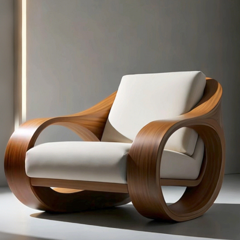 Lazy Wooden Living Room Chairs - Home Barcelona recension och pris