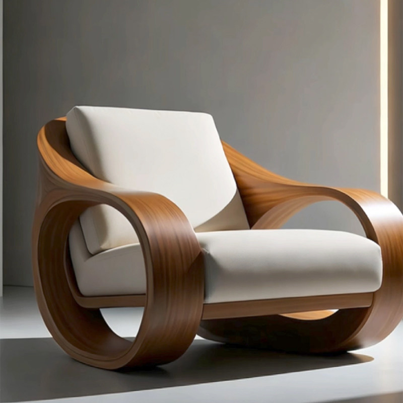 Lazy Wooden Living Room Chairs - Home Barcelona recension och pris