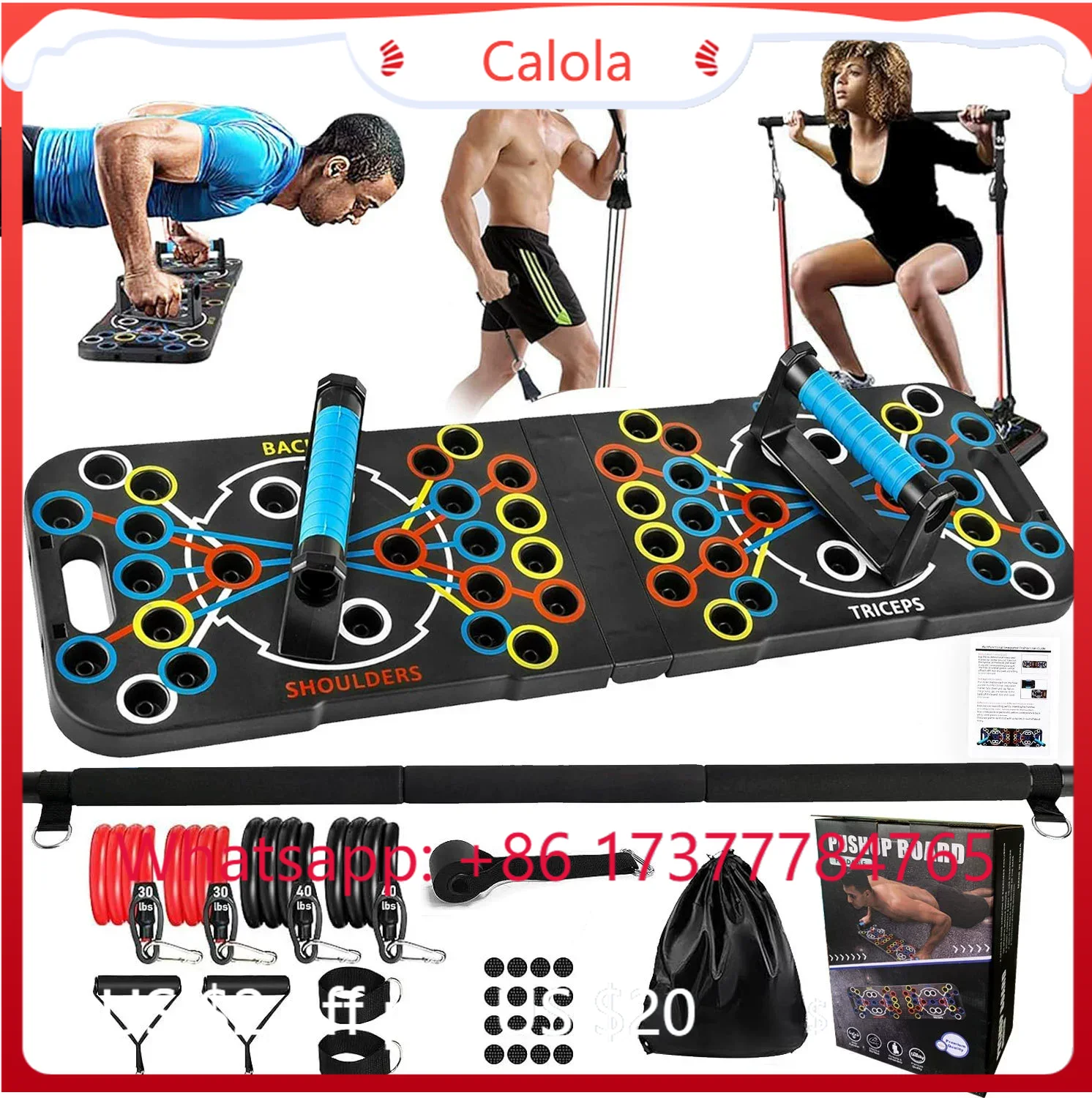 Multifunctional Push Up Board  - Home Bar Setup Kit recension och pris