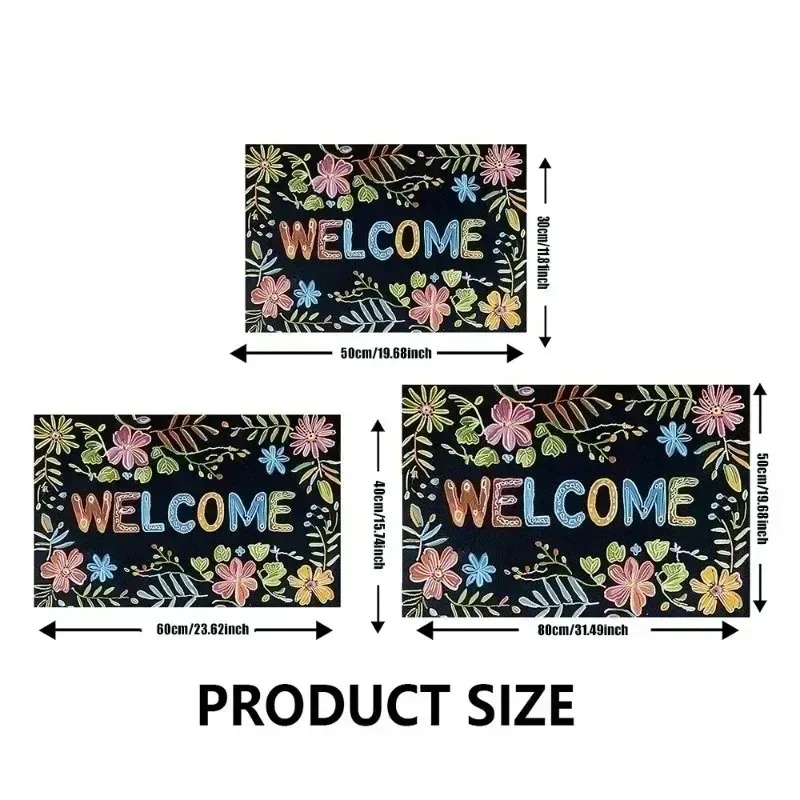 Autumn Maple Leaf Welcome Door - Home Bar Sink recension och pris