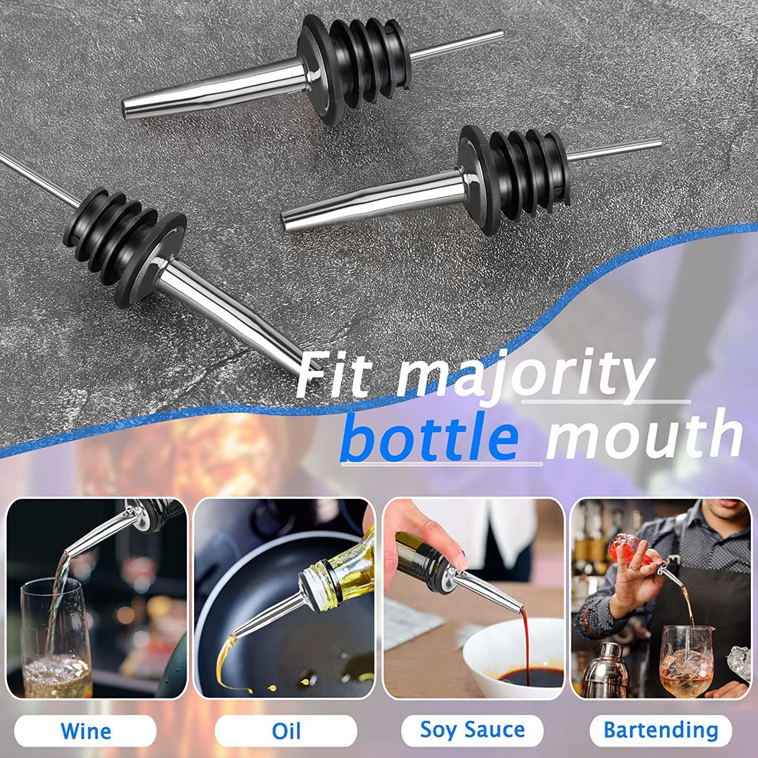 Liquor Pour Spout, Pour Spouts - Speed Pourer Cap recension och pris