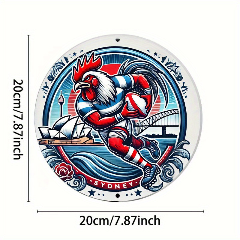 A vibrant Sydney Roosters wall - Home Bar Sydney recension och pris