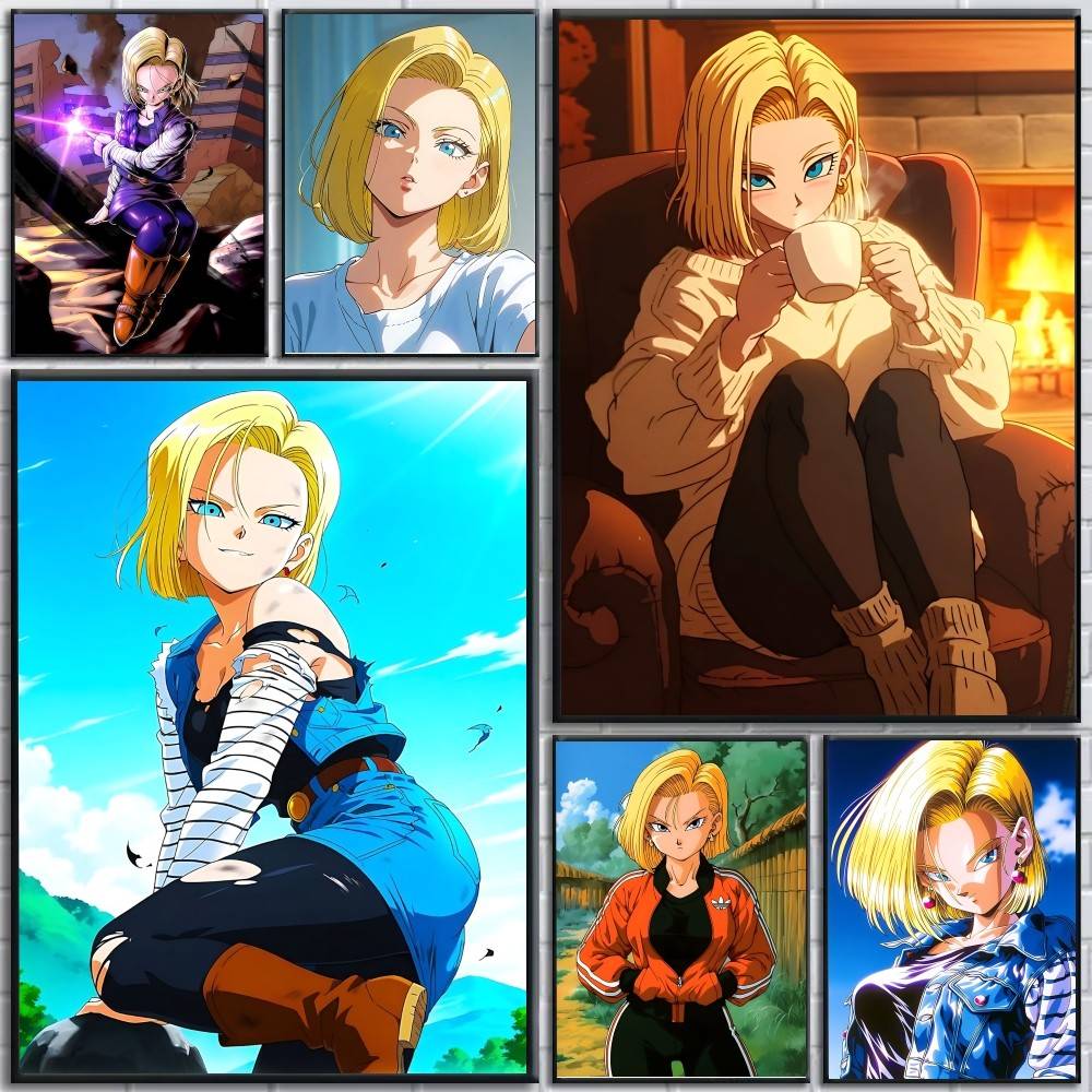 Anime DRAGON BALL Android 18 p - Home Bar Android recension och pris