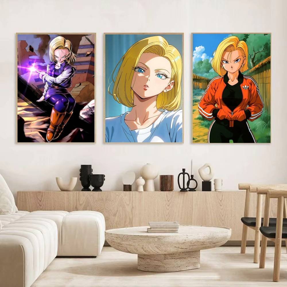 Anime DRAGON BALL Android 18 p - Home Bar Android recension och pris