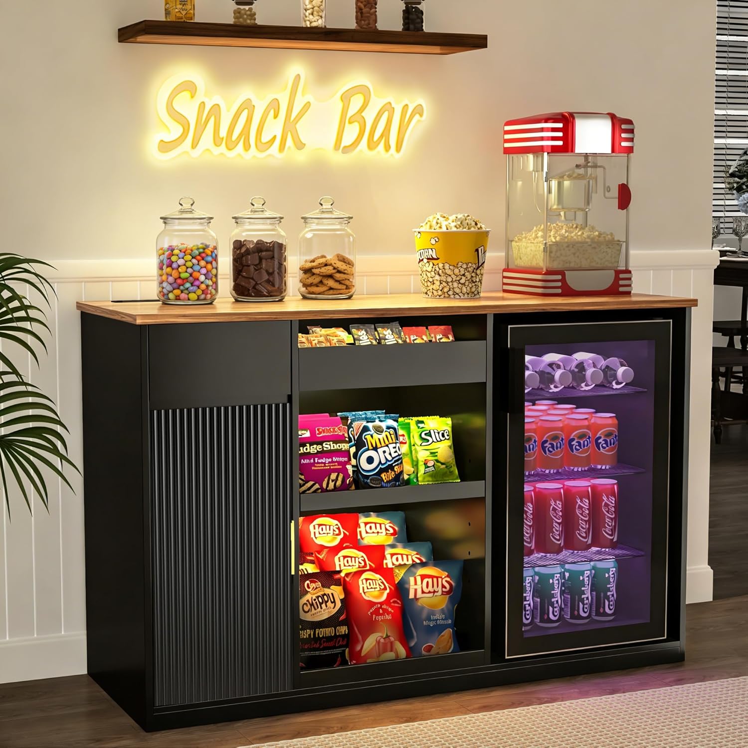 Snack Bar Cabinet with Fridge  - Home Bar And Fridge recension och pris