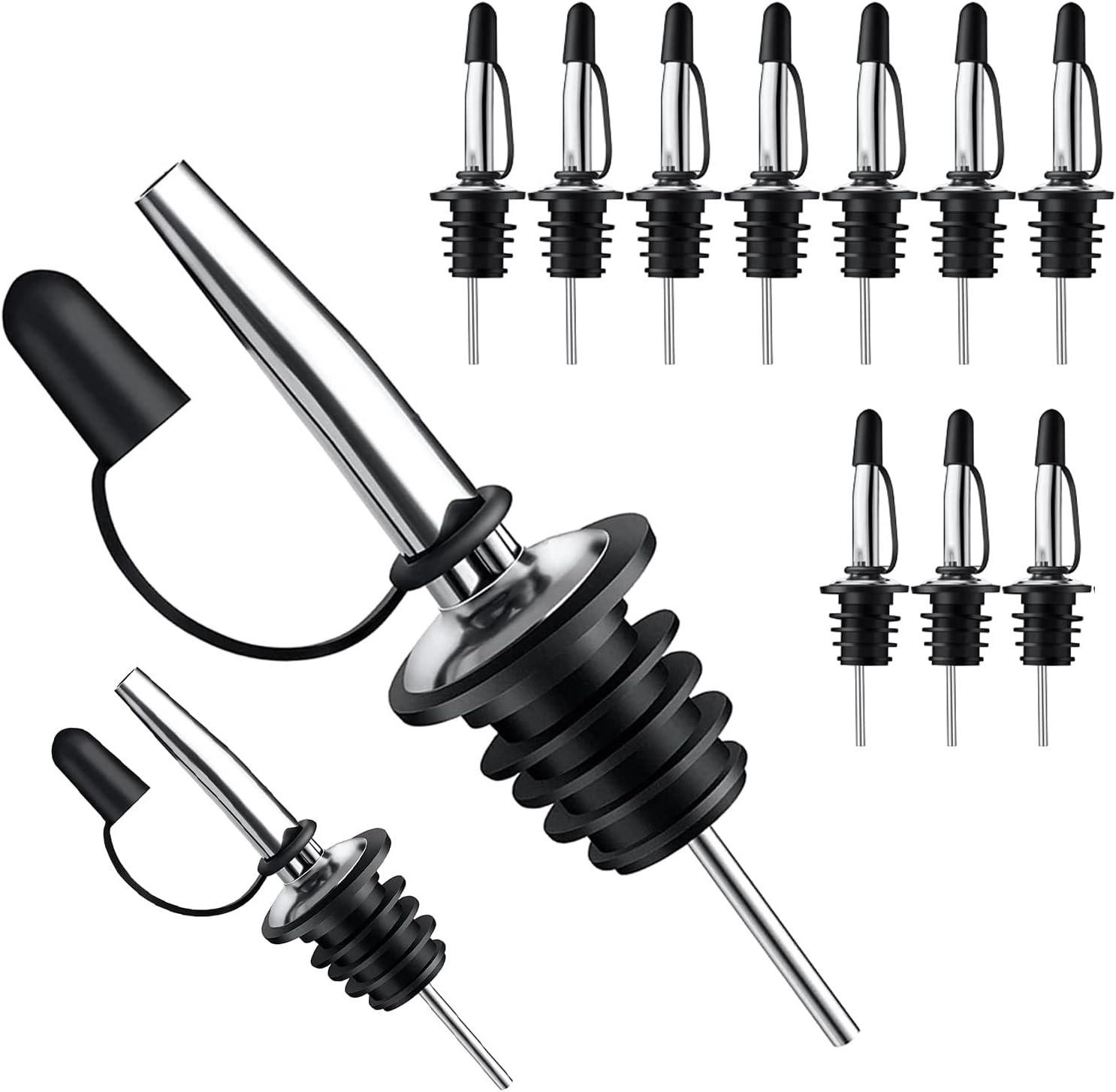 12 Pack Liquor Pour Spout With - Speed Pourer Cap recension och pris
