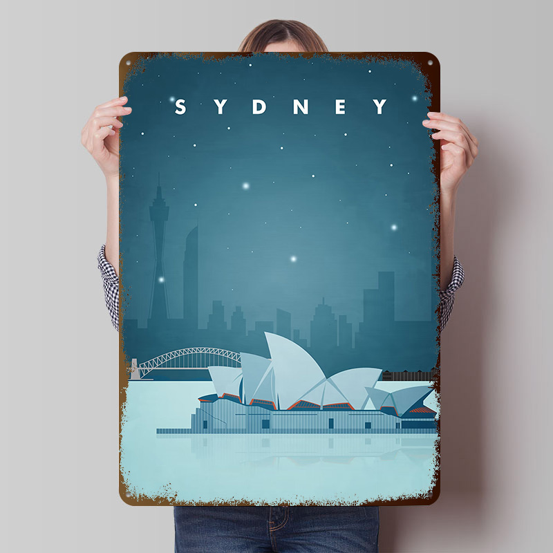 Sydney Travel Poster Customize - Home Bar Sydney recension och pris