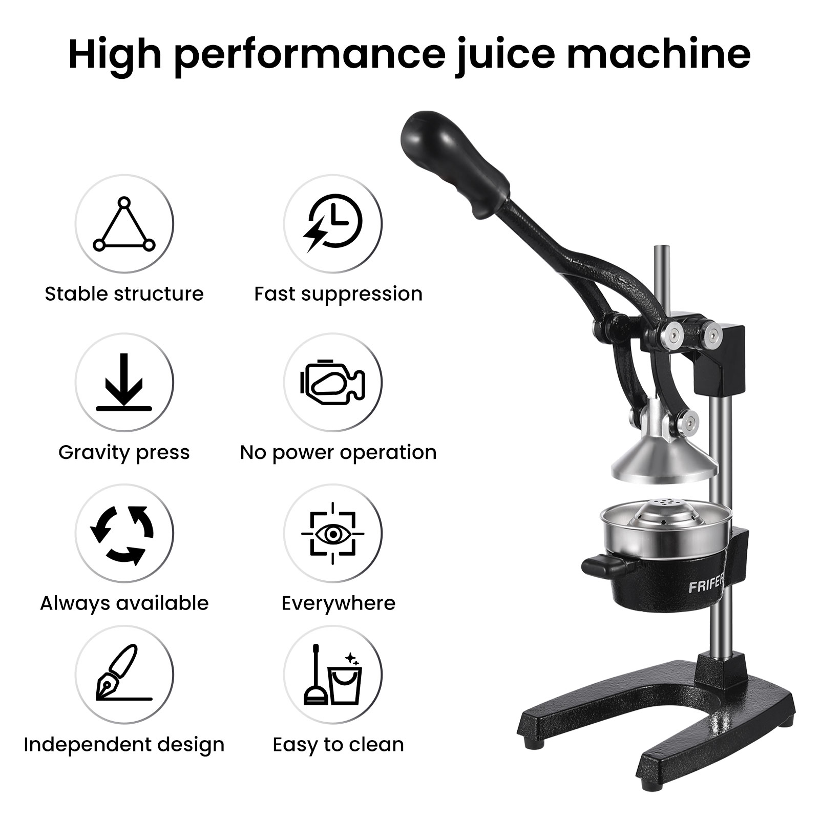 Lightweight stainless steel ma - Citrus Juicer Bar recension och pris