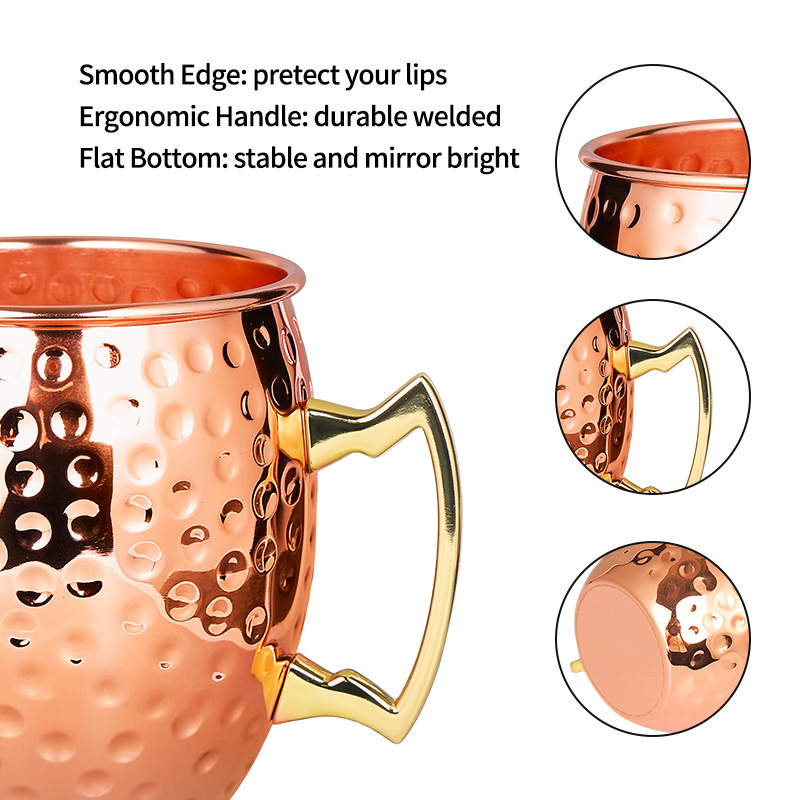 Moscow Mule Stainless Steel Mu - Mule Copper Mug recension och pris